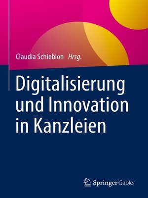 cover image of Digitalisierung und Innovation in Kanzleien